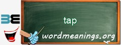 WordMeaning blackboard for tap